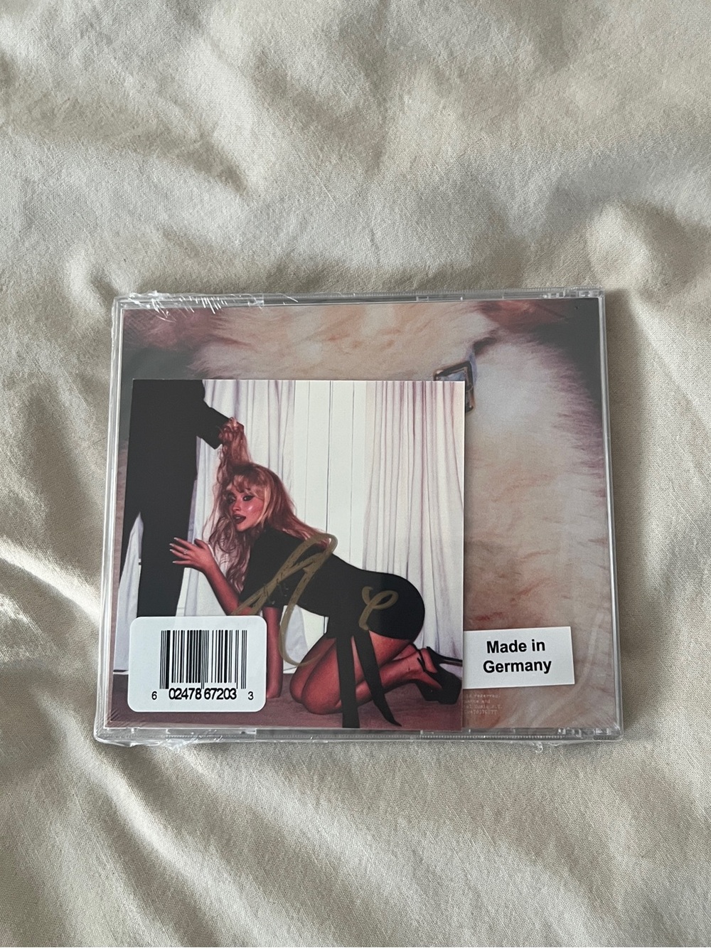 Signed Sabrina Carpenter Man’s Best Friend CD